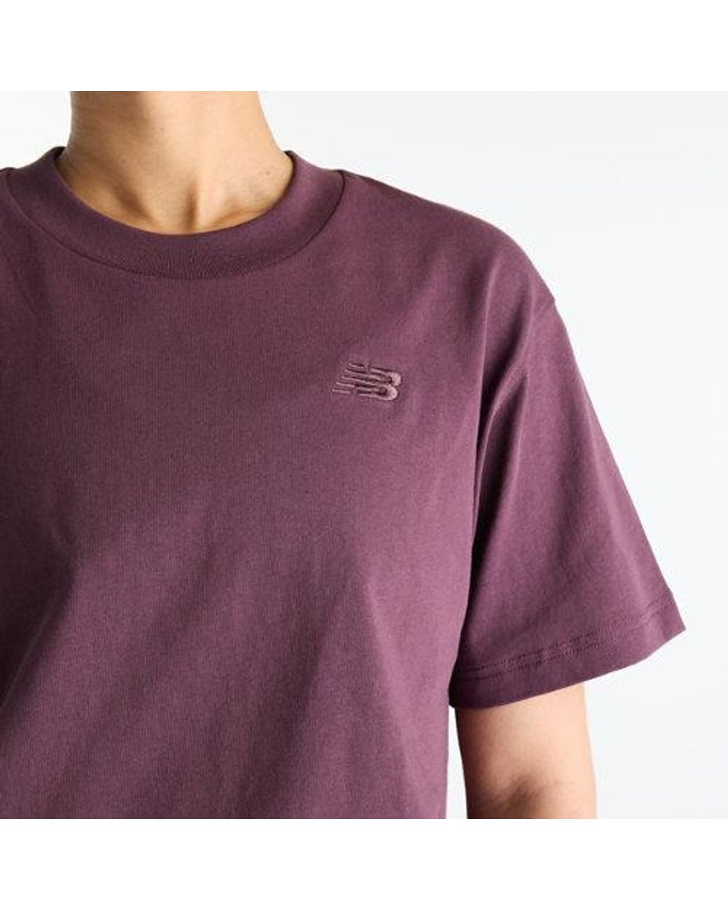 New Balance Purple Athletics Jersey T-Shirt