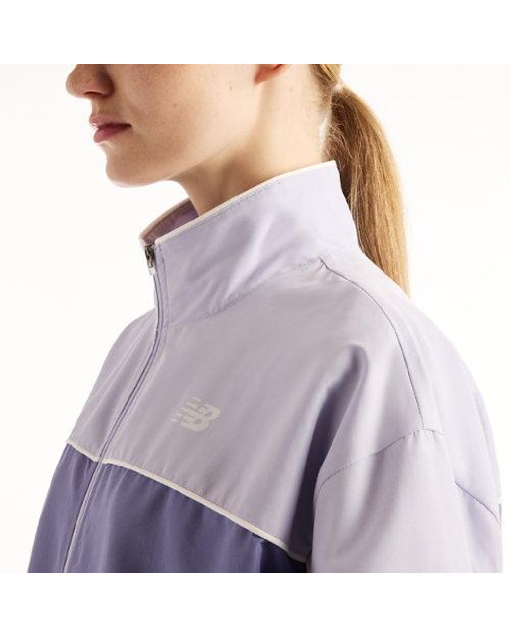 New Balance Purple Trackside Woven Jacket