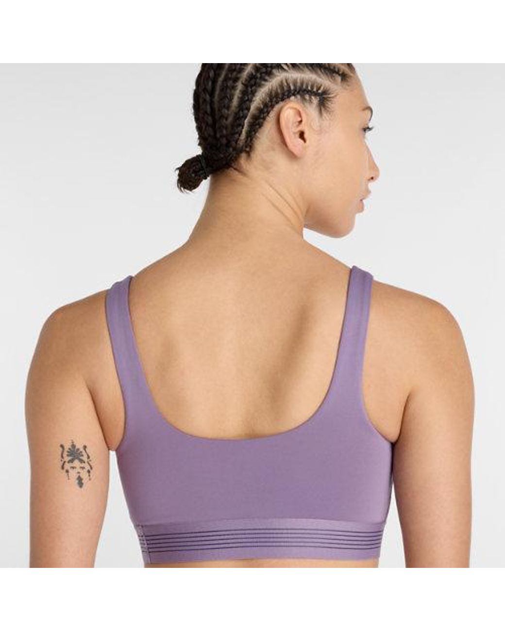 New Balance Ac Train Bra in het Purple
