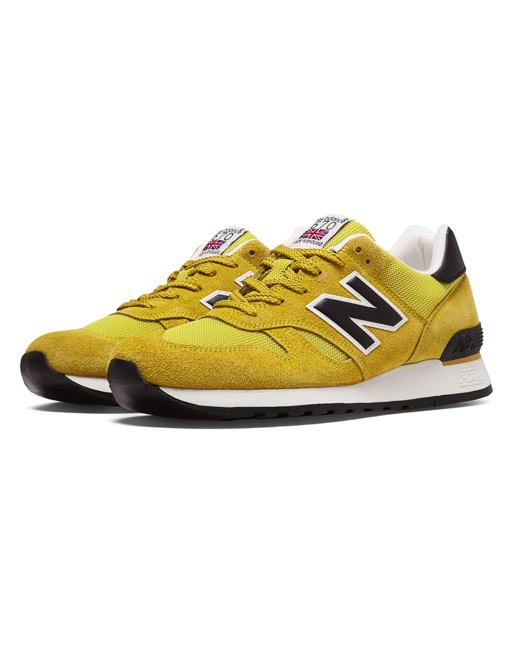 New Balance Suede 670 Made In Uk in Yellow for Men | Lyst