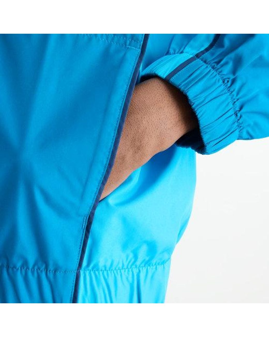 New Balance Blue Sport Linear Graphic Woven Jacket for men
