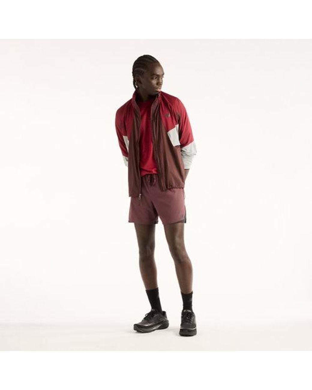 New Balance Red Rc Essential Short 5" for men