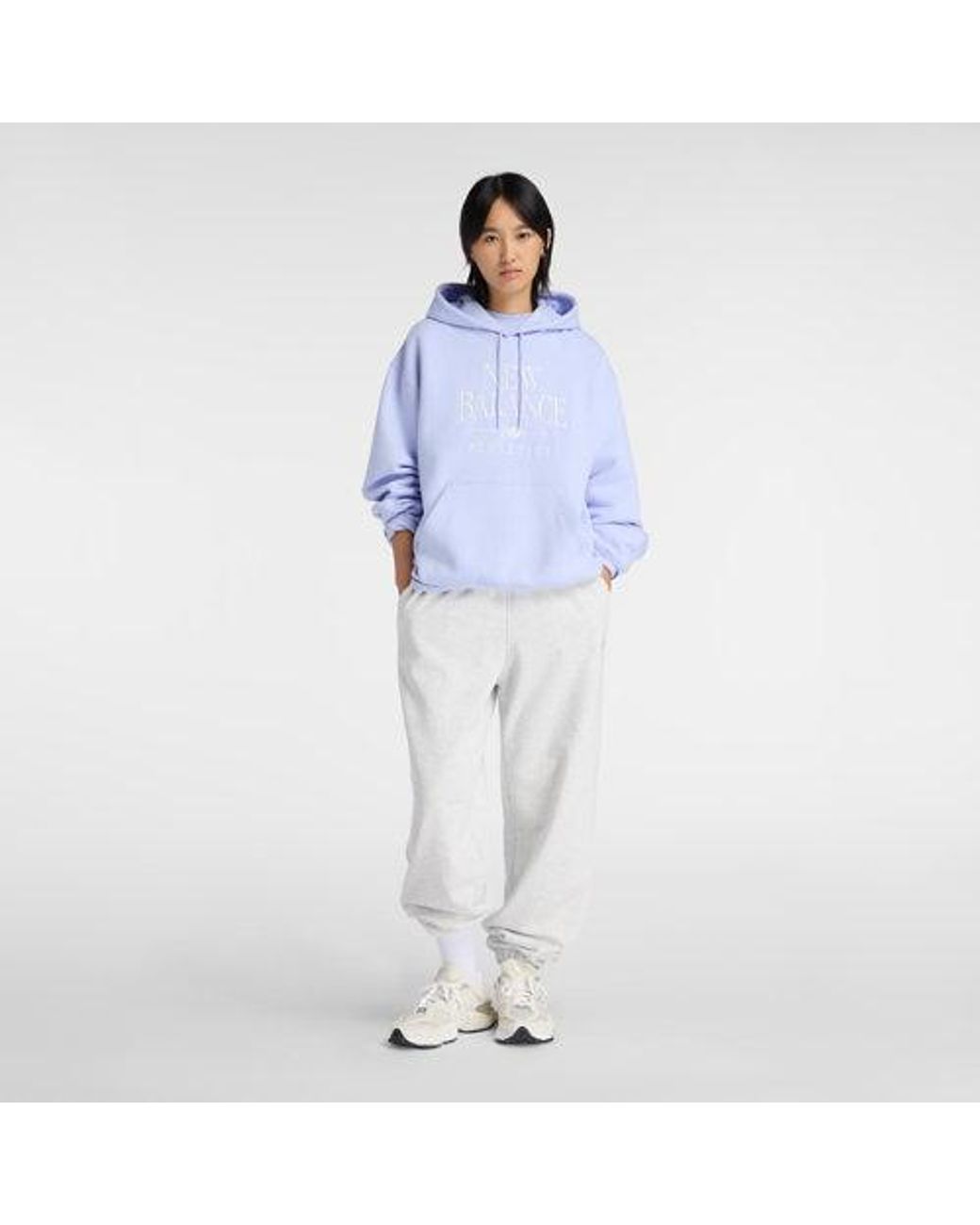 New Balance Blue Trackside Fleece Hoodie