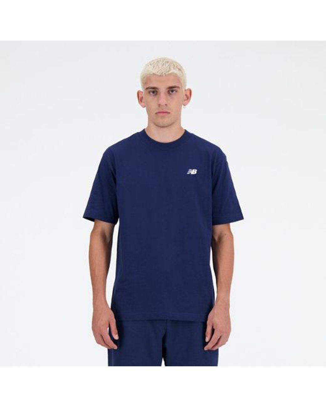 New Balance Blue Sport Essentials Logo T-shirt for men