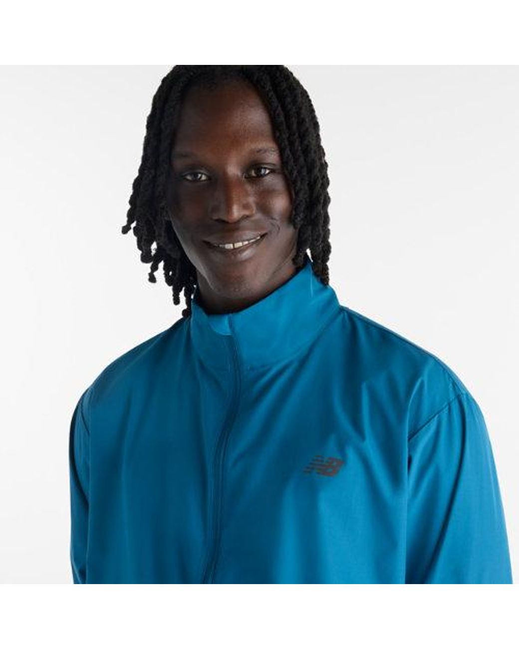 New Balance Fast Days Jacket in het Blue voor heren