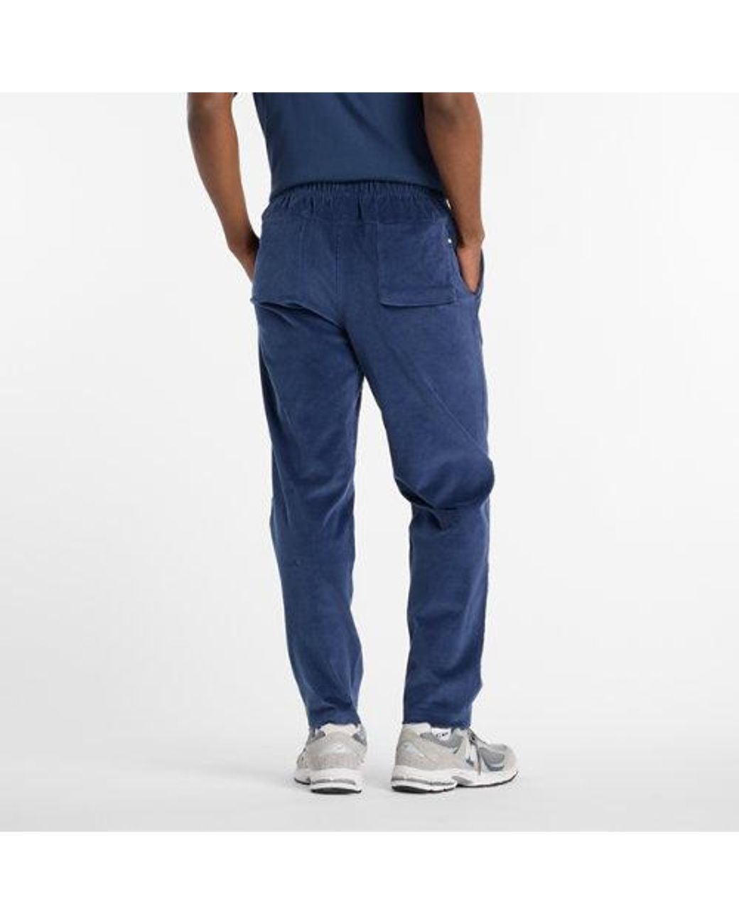New Balance Blue Stretch Corduroy Pant for men