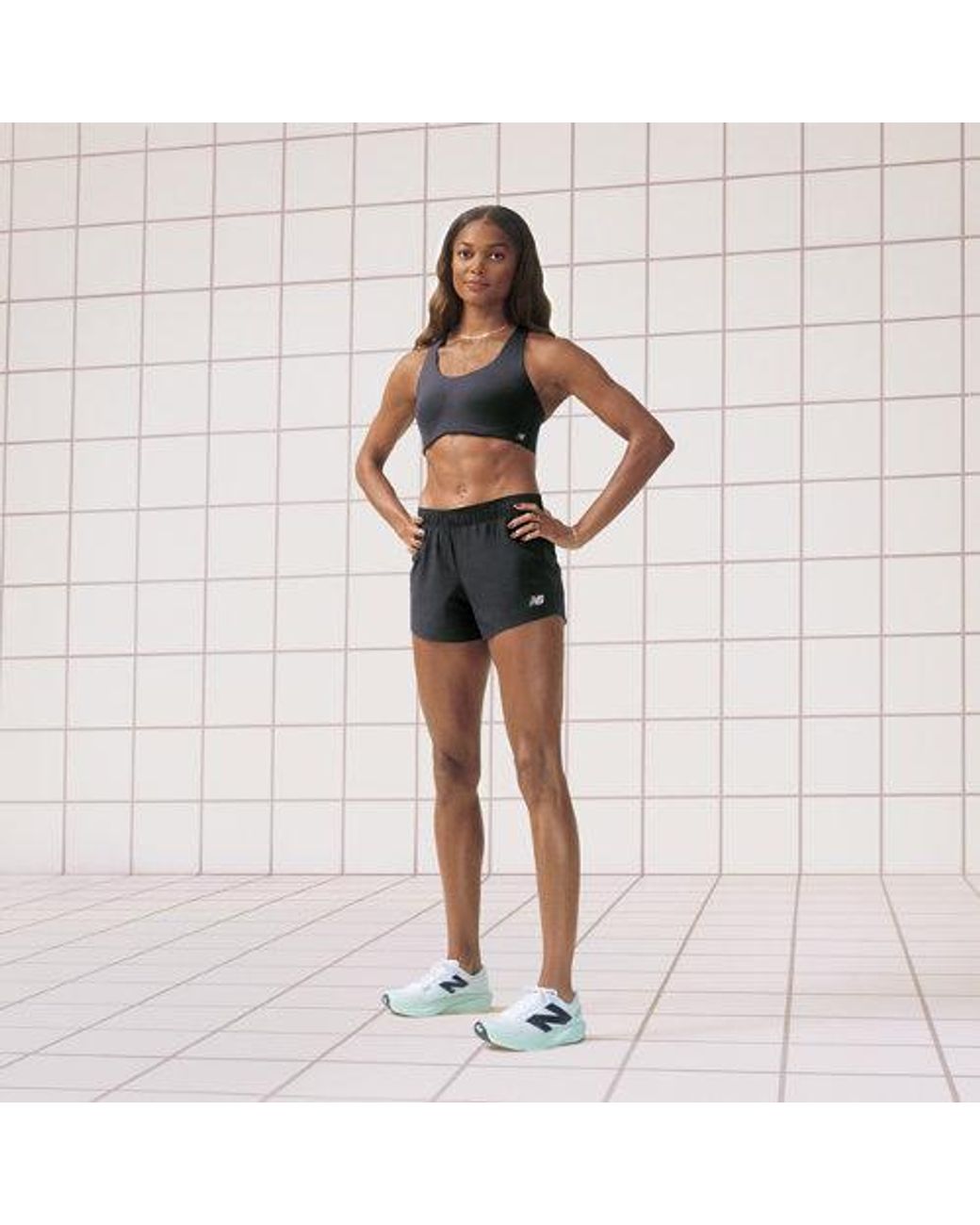 New Balance Blue Rc Short 3"