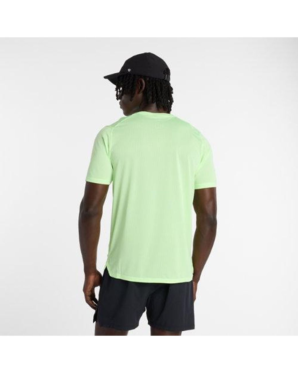 New Balance Green Rc Essential T-Shirt for men
