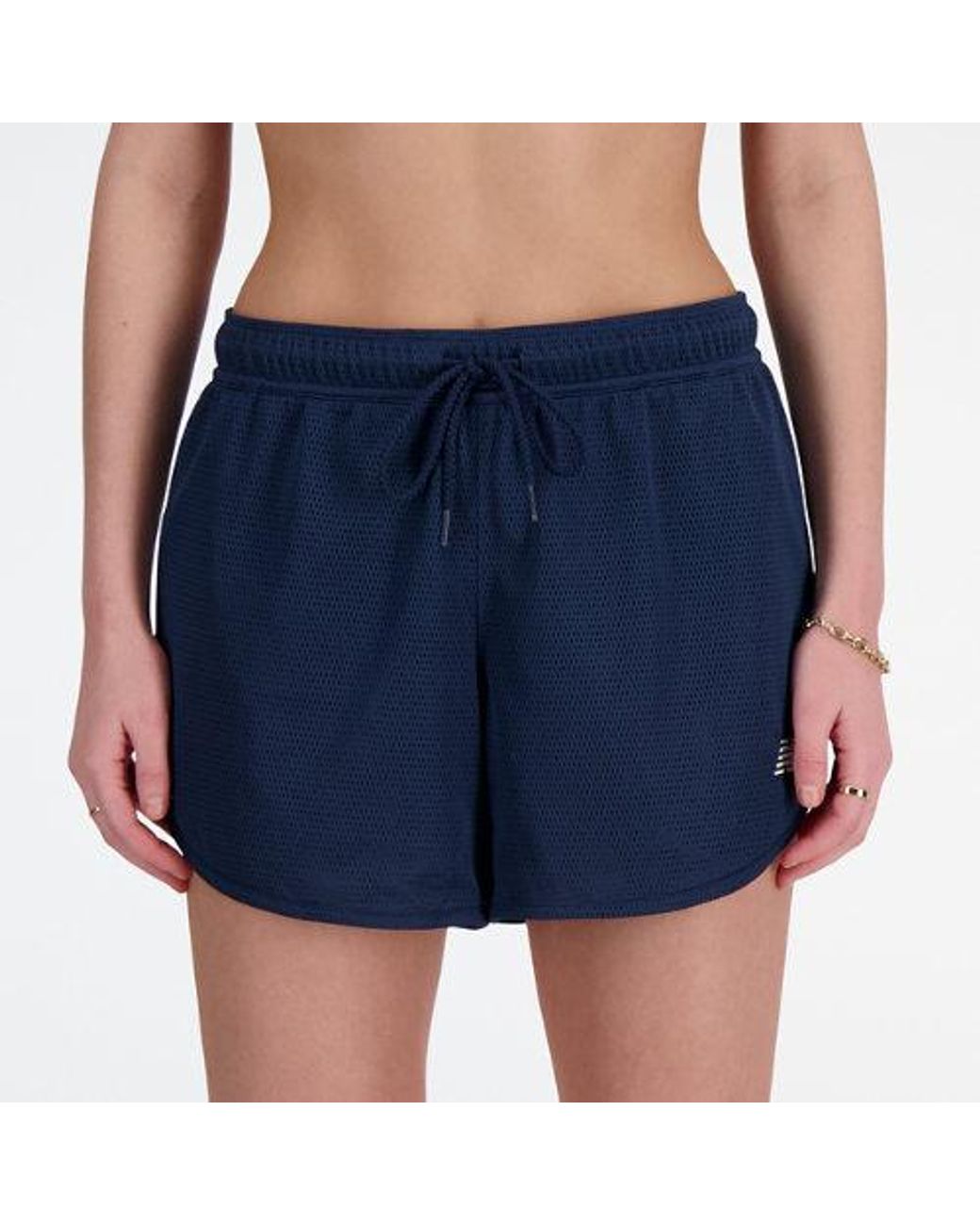New Balance Blue Athletics Mesh Short