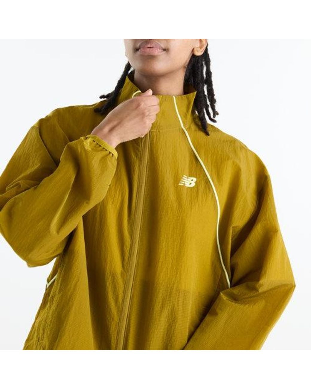 New Balance Yellow Sport Legacy Jackets
