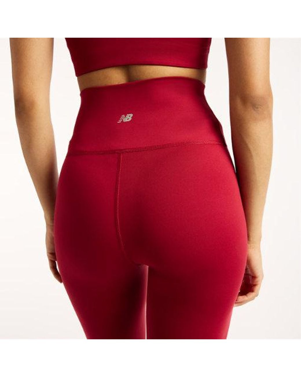 New Balance Red Nb Define High Rise Legging 25"