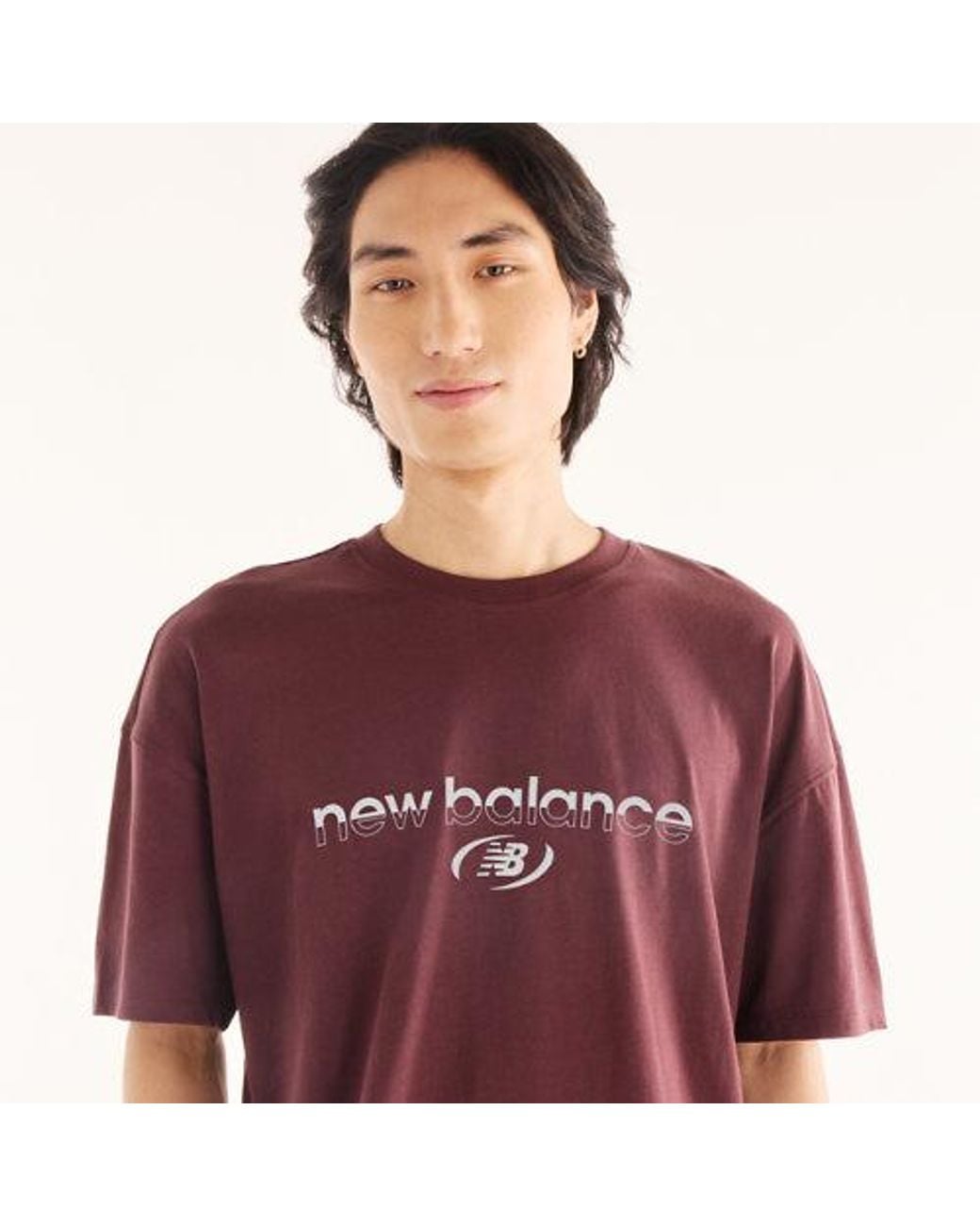 New Balance Red Trackside T-Shirt for men