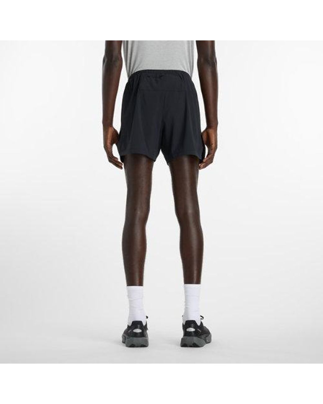 New Balance Black Rc Essential Short 5" for men