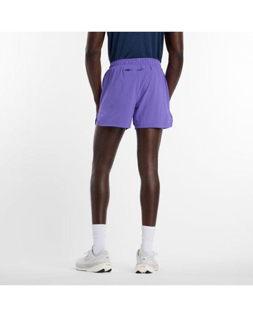 New Balance Purple Rc Short 5" for men