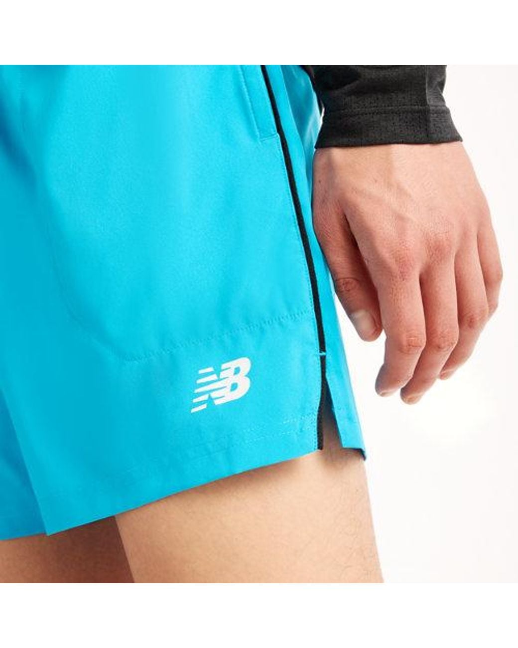 New Balance Blue Sport Short 5" for men