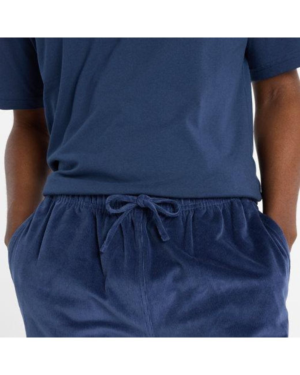 New Balance Blue Stretch Corduroy Pant for men