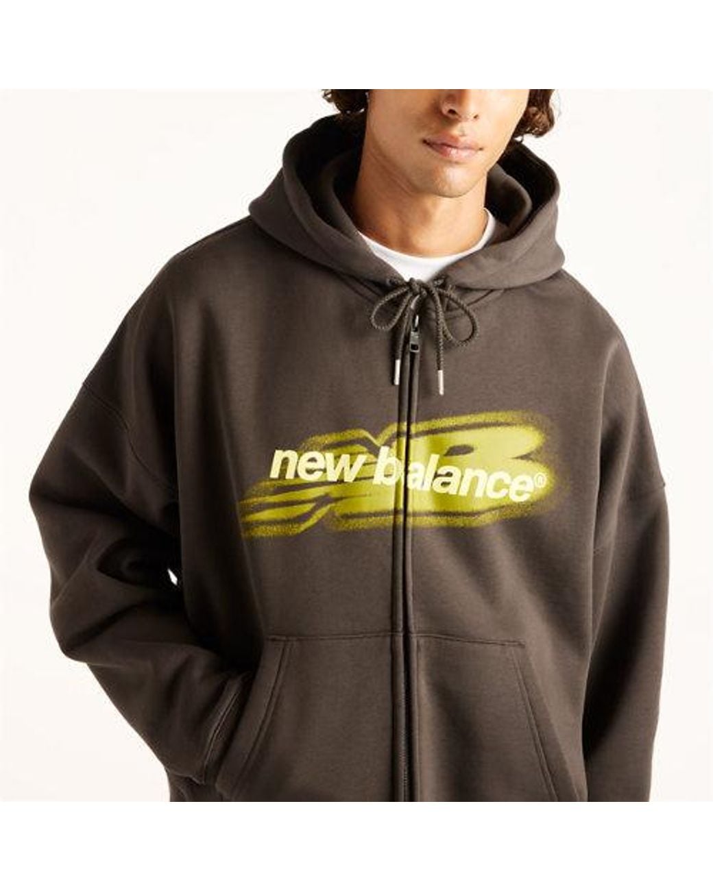 New Balance Brown Street Classics Distort Fz Hood for men