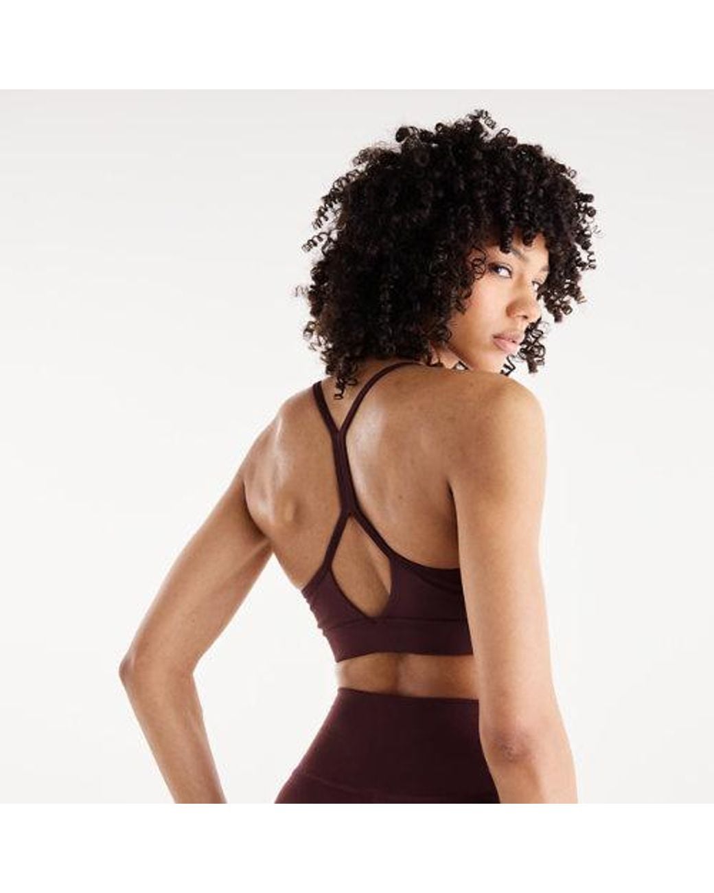 New Balance Purple Nb Essential Yoga Bra