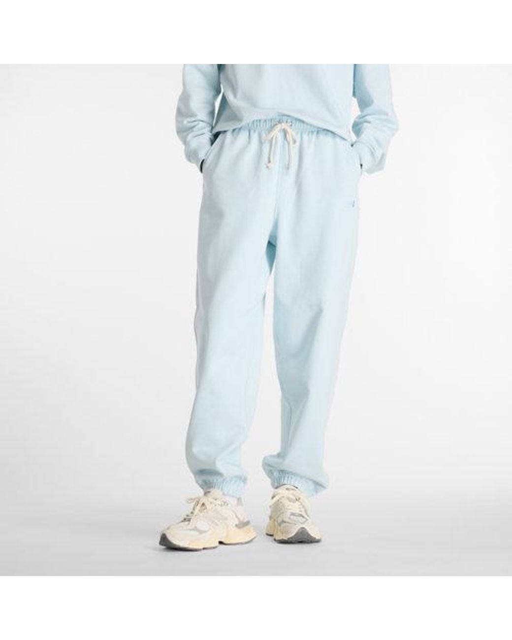 New Balance Blue Athletics French Terry Jogger