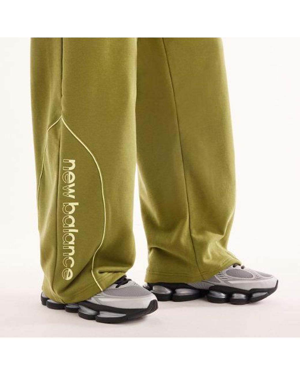 New Balance Green Trackside French Terry Pant for men