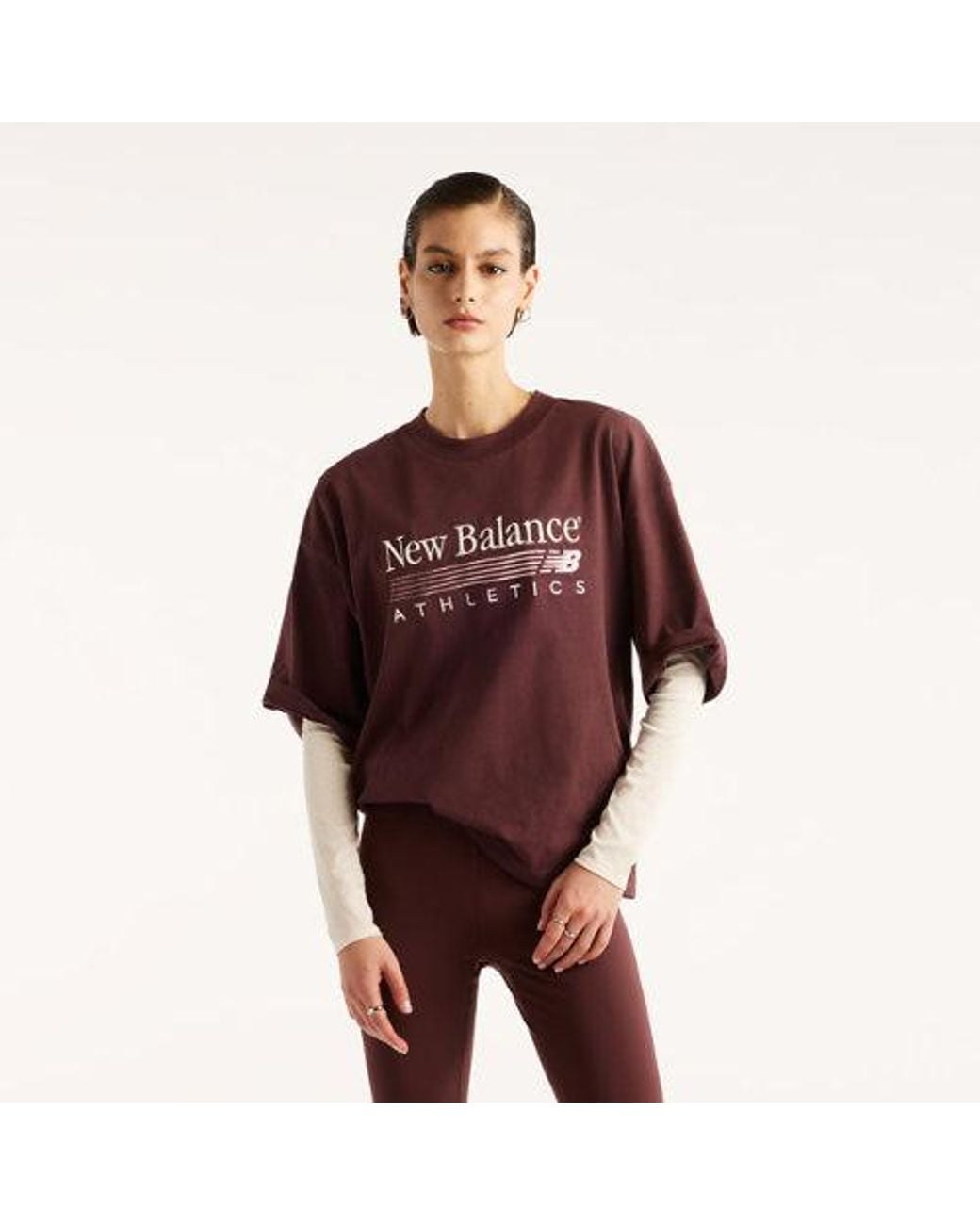 New Balance Brown Trackside Oversized T-Shirt