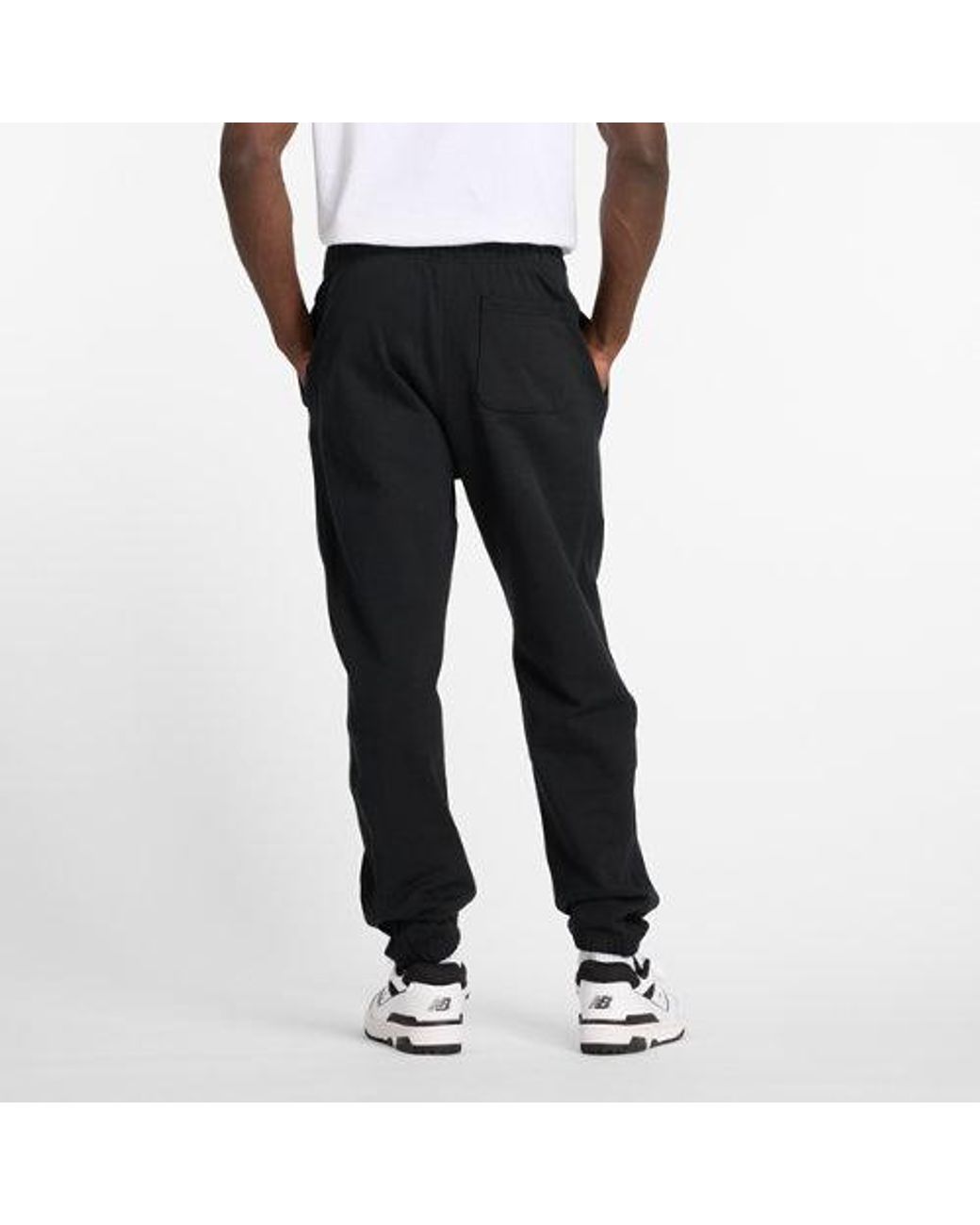 New Balance Black Athletics French Terry Jogger for men