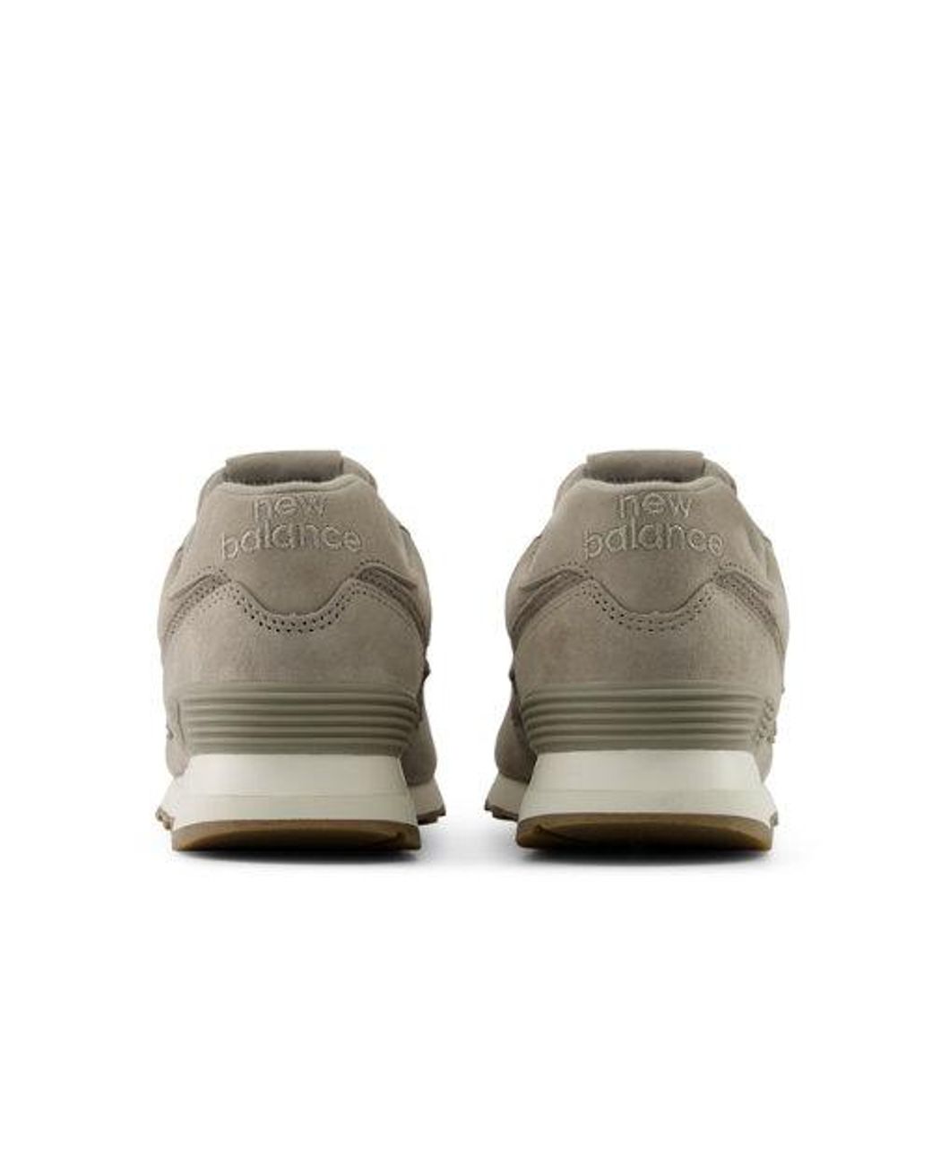 New Balance Gray 574 Leather, Narrow