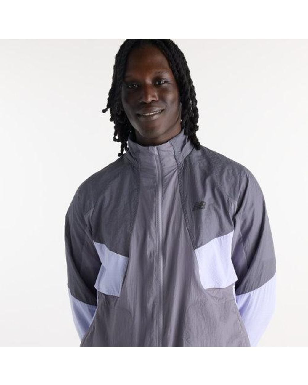 New Balance Blue Reflective Rc Jacket for men