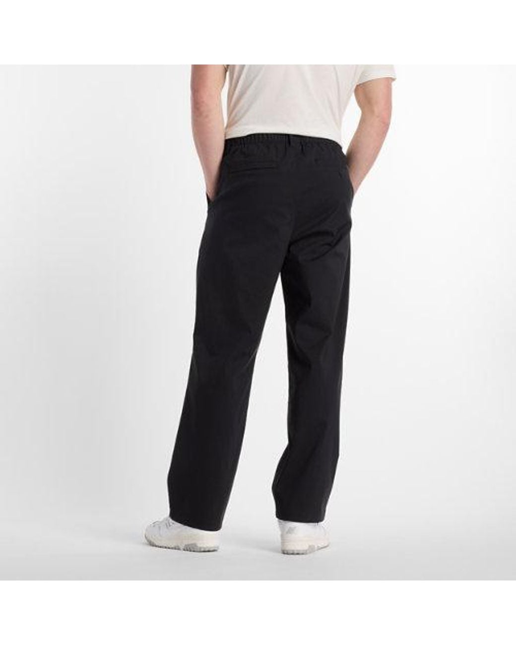 New Balance Black Athletics Relaxed Trouser for men
