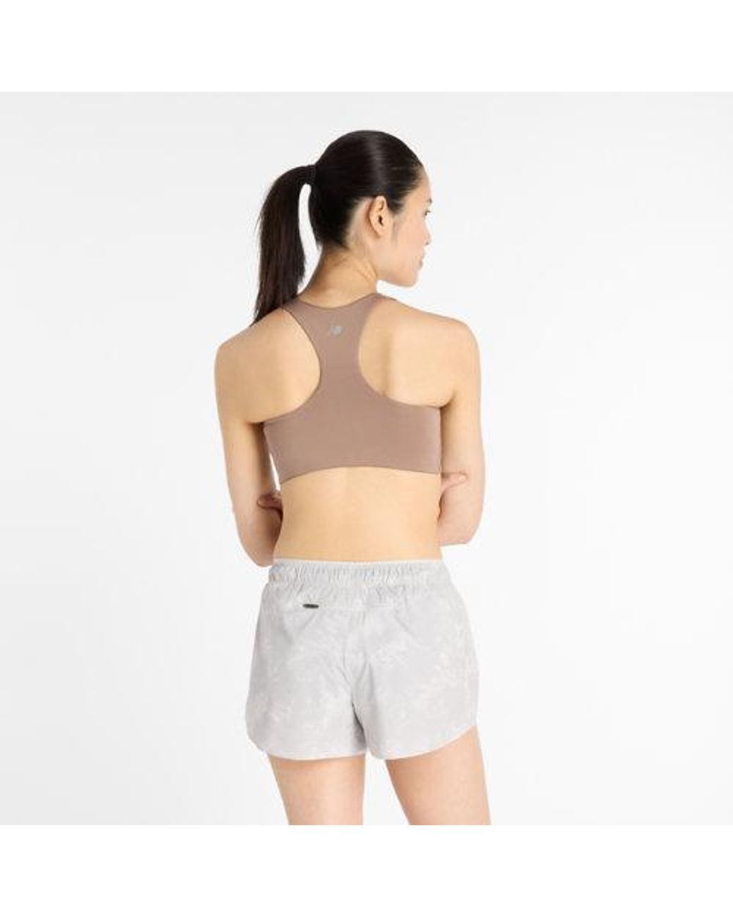 New Balance Nb Define Train Bra in het White