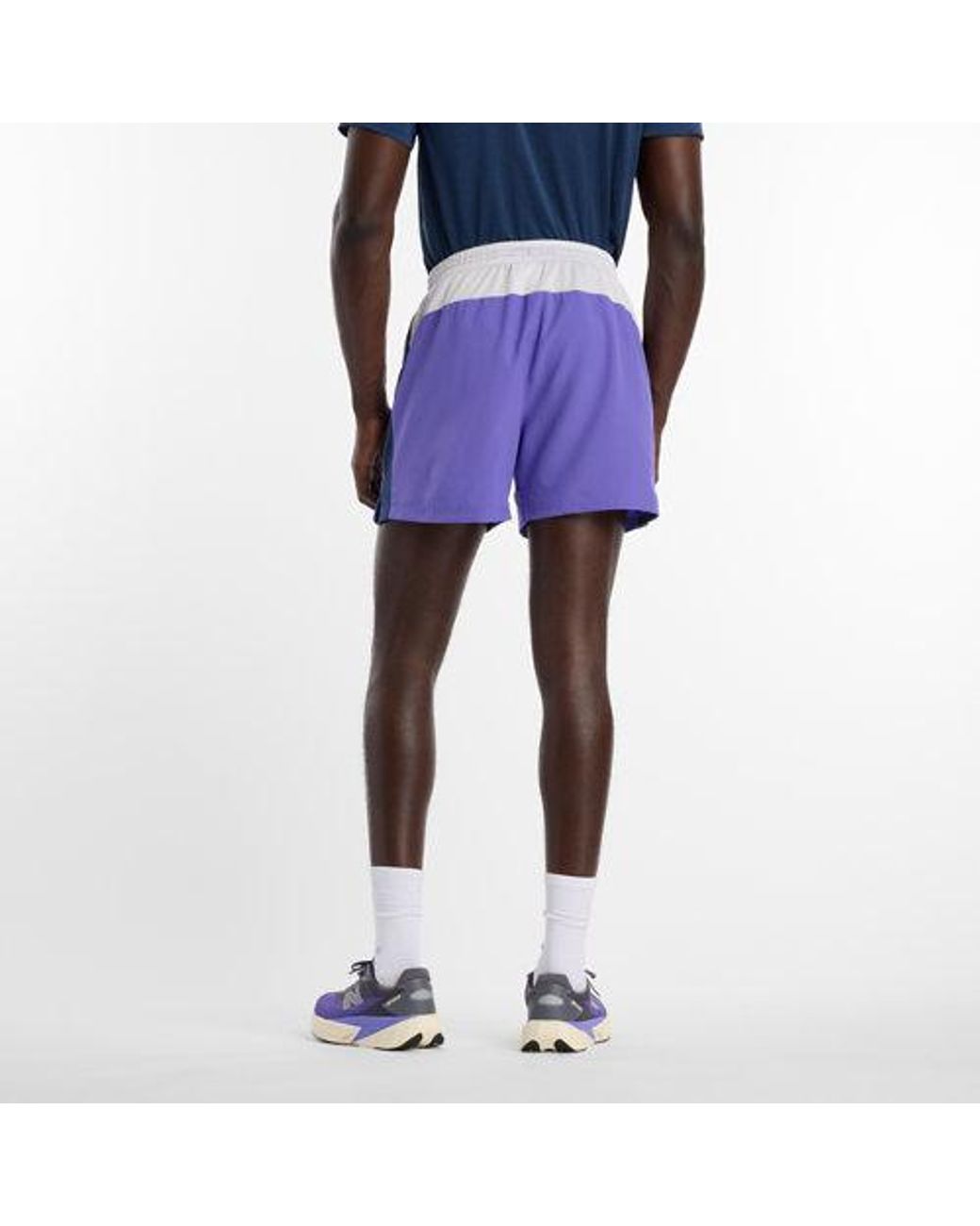New Balance Purple Fast Days Short 5" for men
