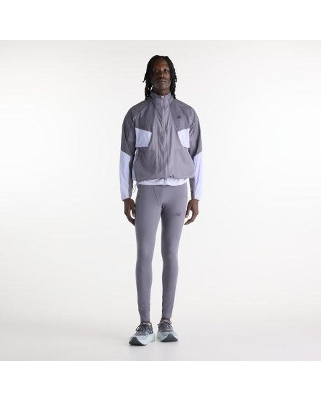 New Balance Blue Reflective Rc Jacket for men