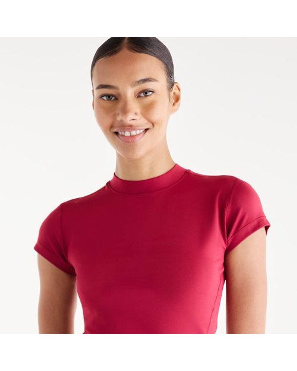 New Balance Red Nb Define Fitted T-Shirt
