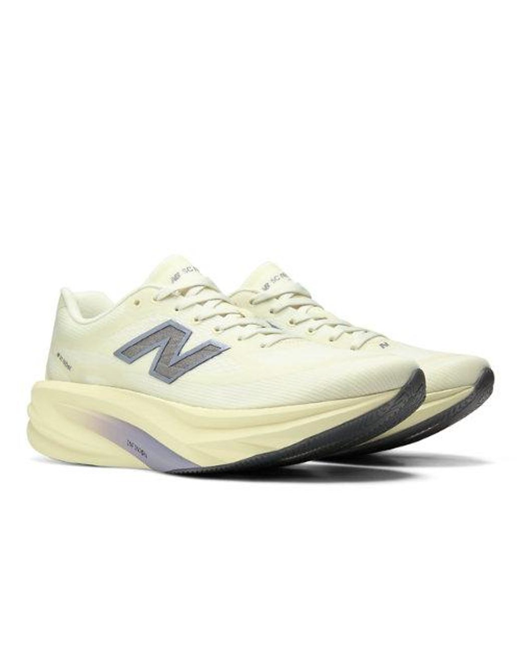 New Balance White Supercomp Rebel Running Shoes