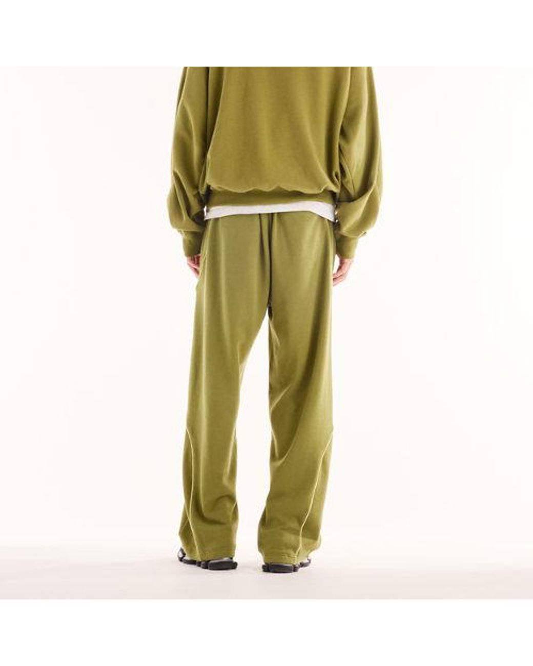 New Balance Green Trackside French Terry Pant for men