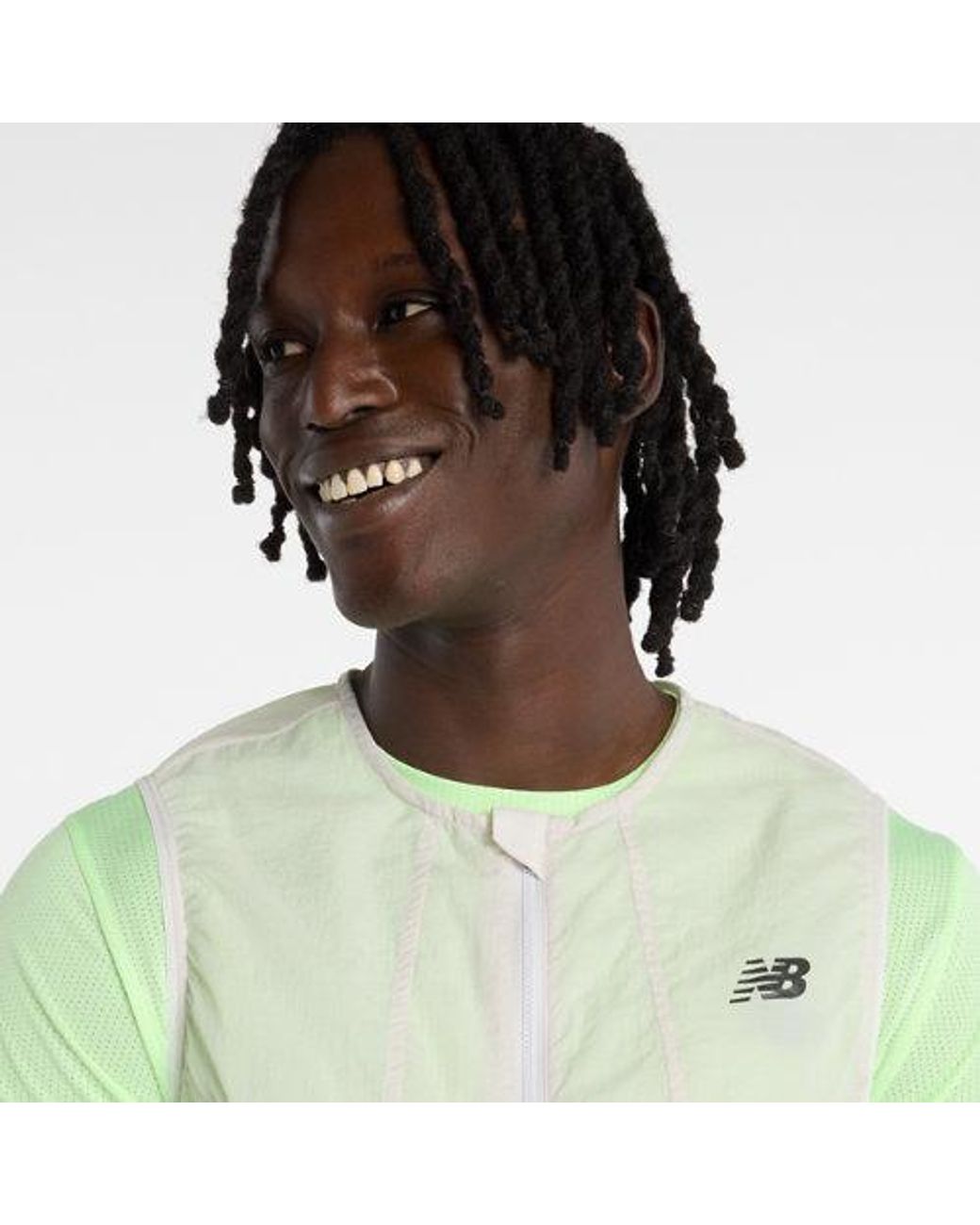 New Balance Green Rc Vest for men