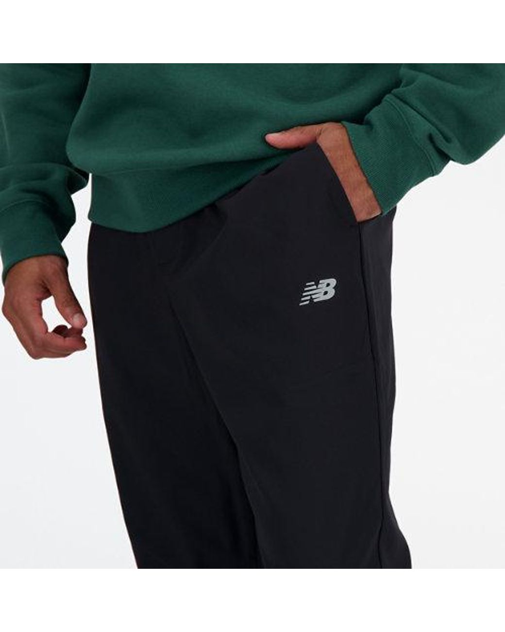 New Balance Black Ac Tapered Pant 29" for men