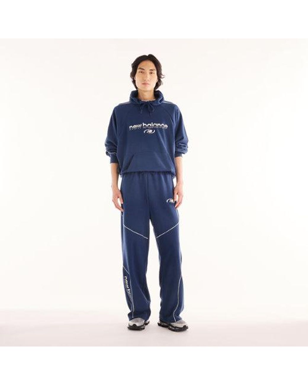 New Balance Blue Trackside French Terry Pant for men