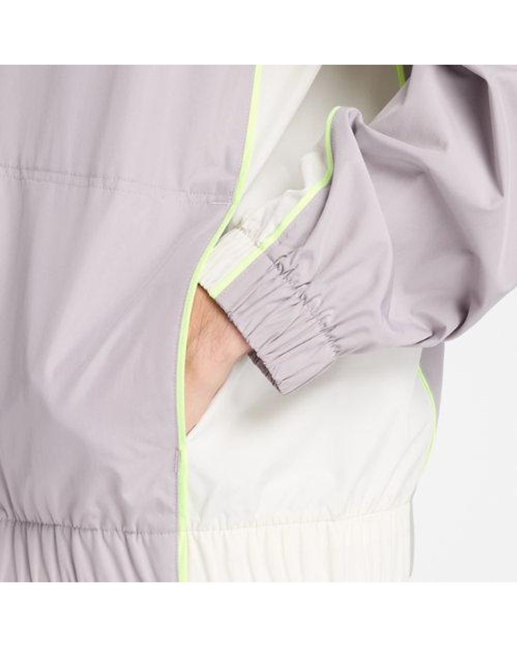 New Balance Purple Trackside Woven Jacket for men