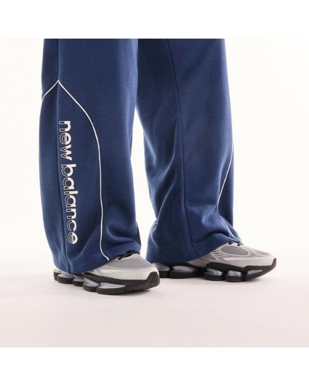 New Balance Blue Trackside French Terry Pant for men