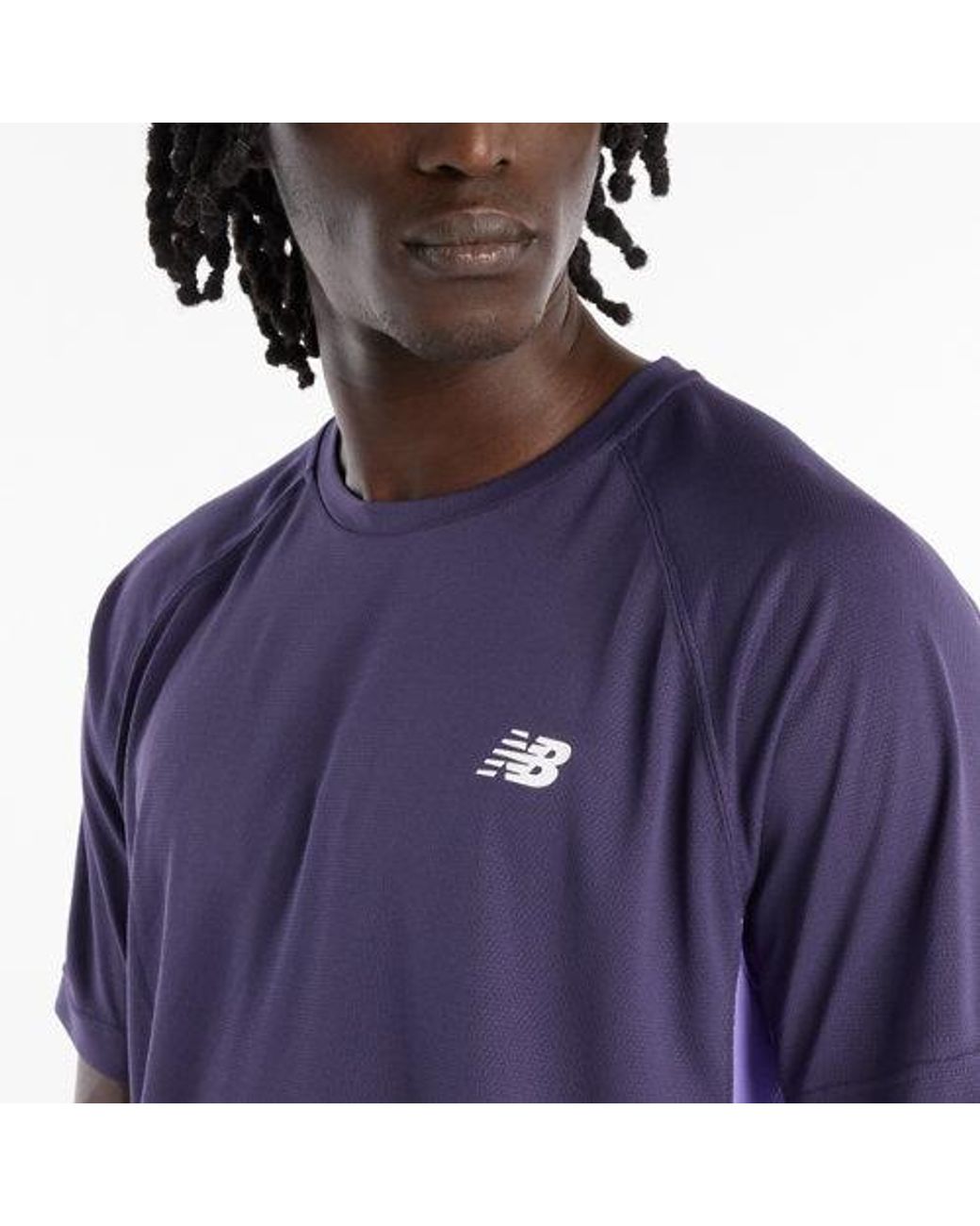 New Balance Purple Tournament Novelty Top for men
