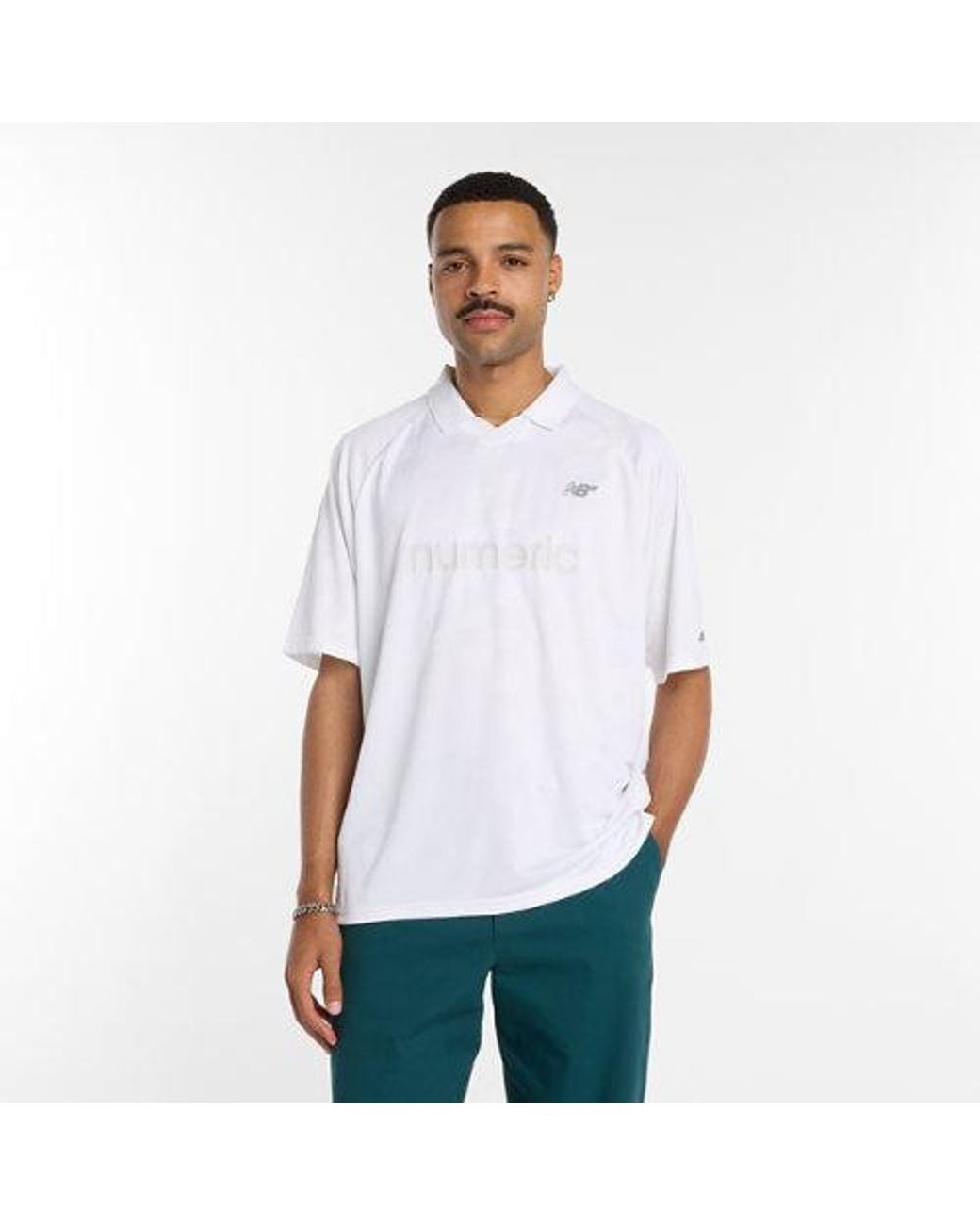 New Balance White Numeric Team Jersey for men