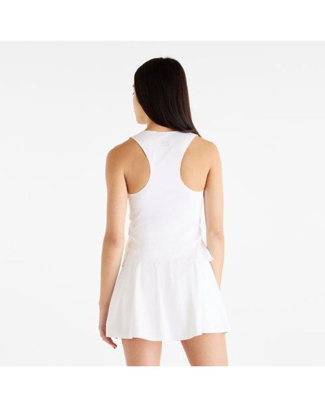 New Balance White Tournament Tank