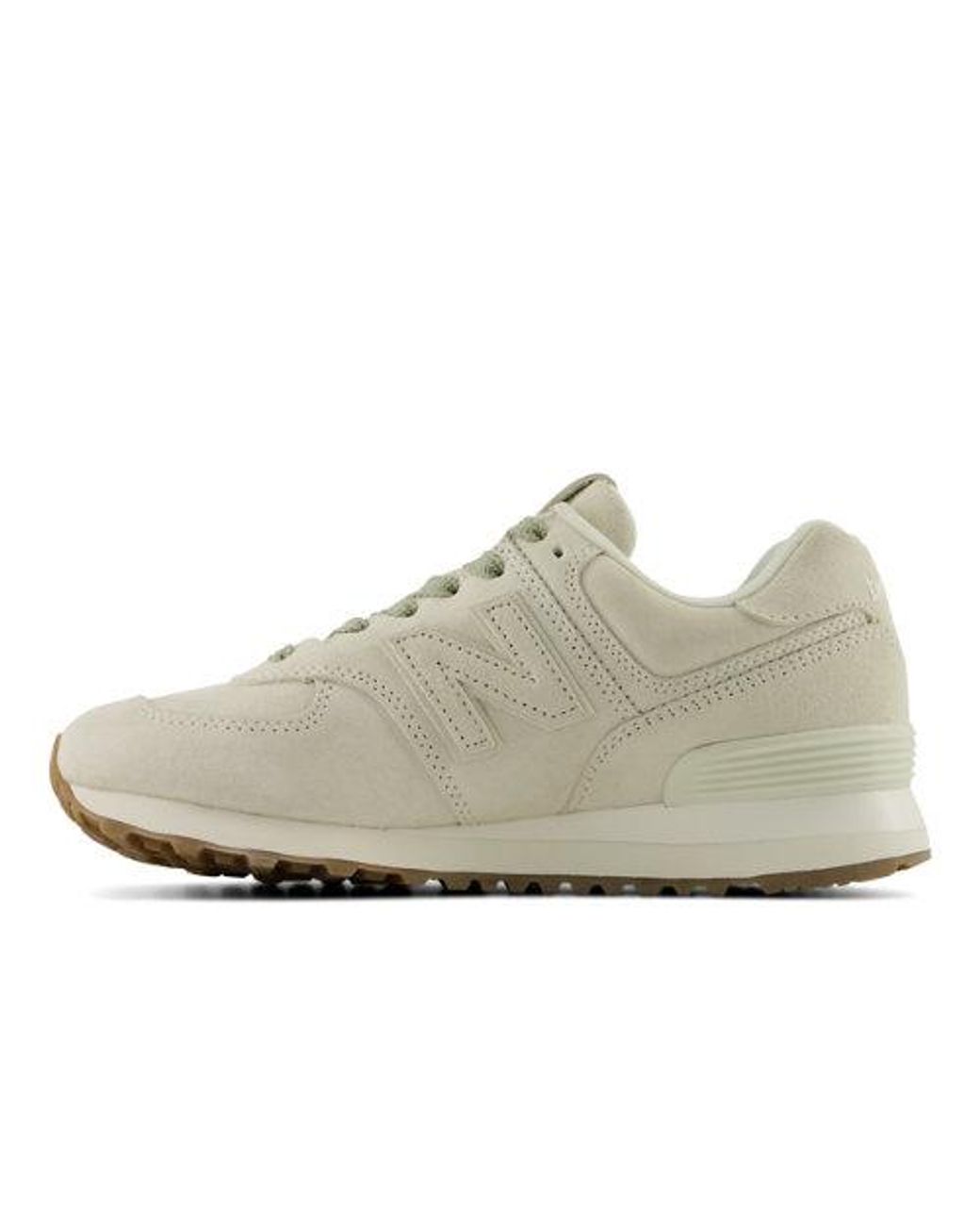 New Balance White 574