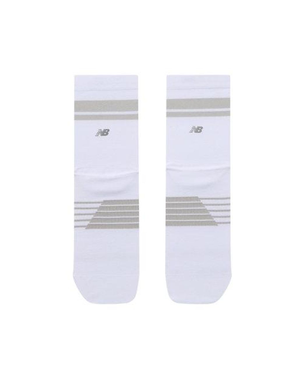 New Balance White Pro Run Qtr Socks 1 Pair