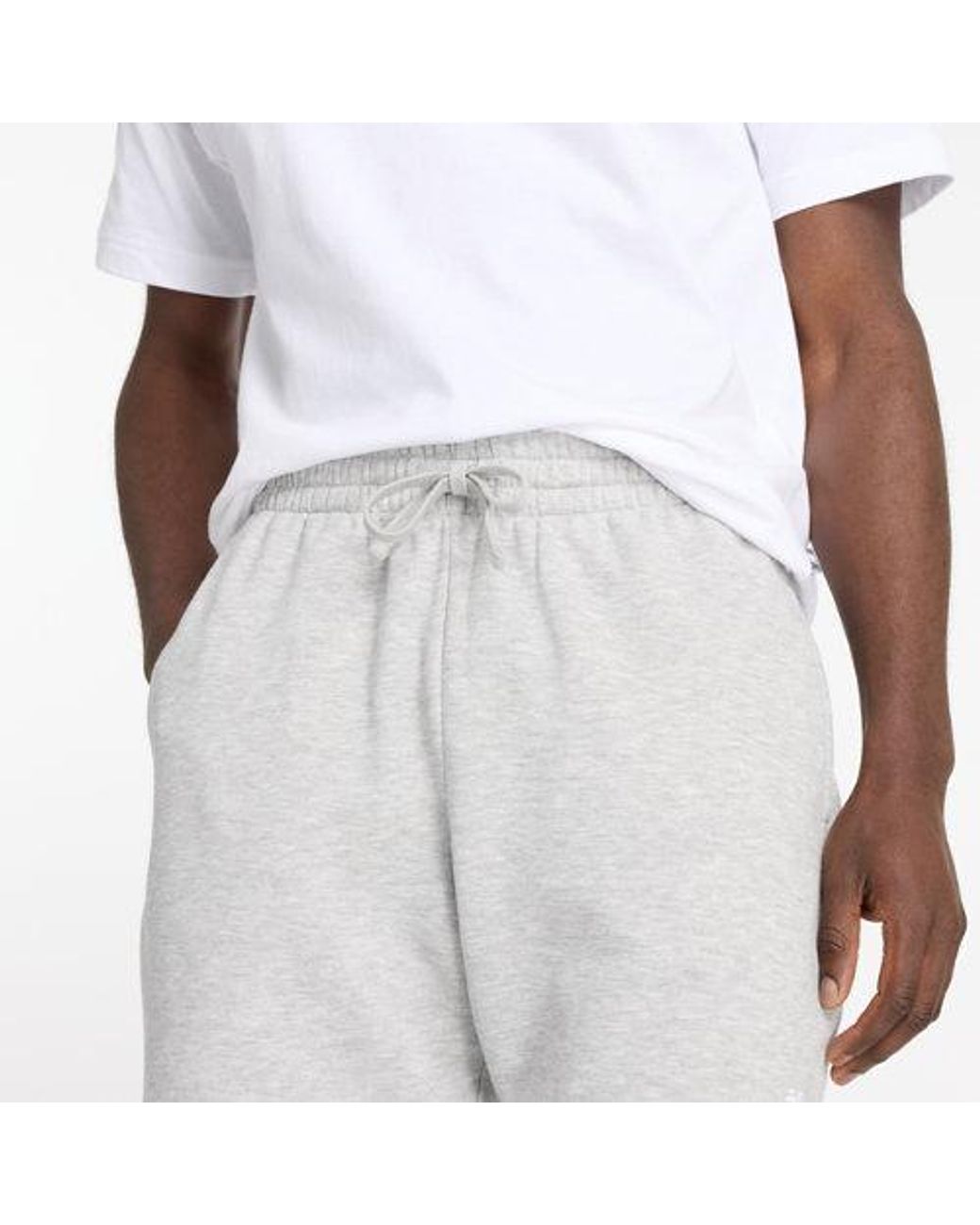 New Balance Sport Essentials French Terry Short 7" in het White voor heren