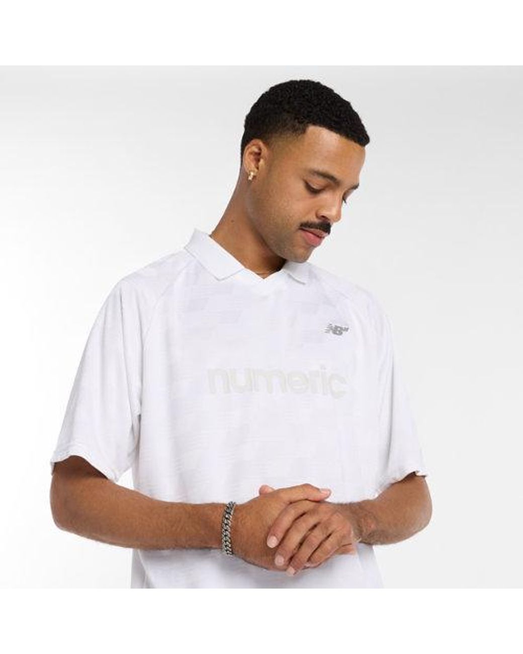 New Balance White Numeric Team Jersey for men