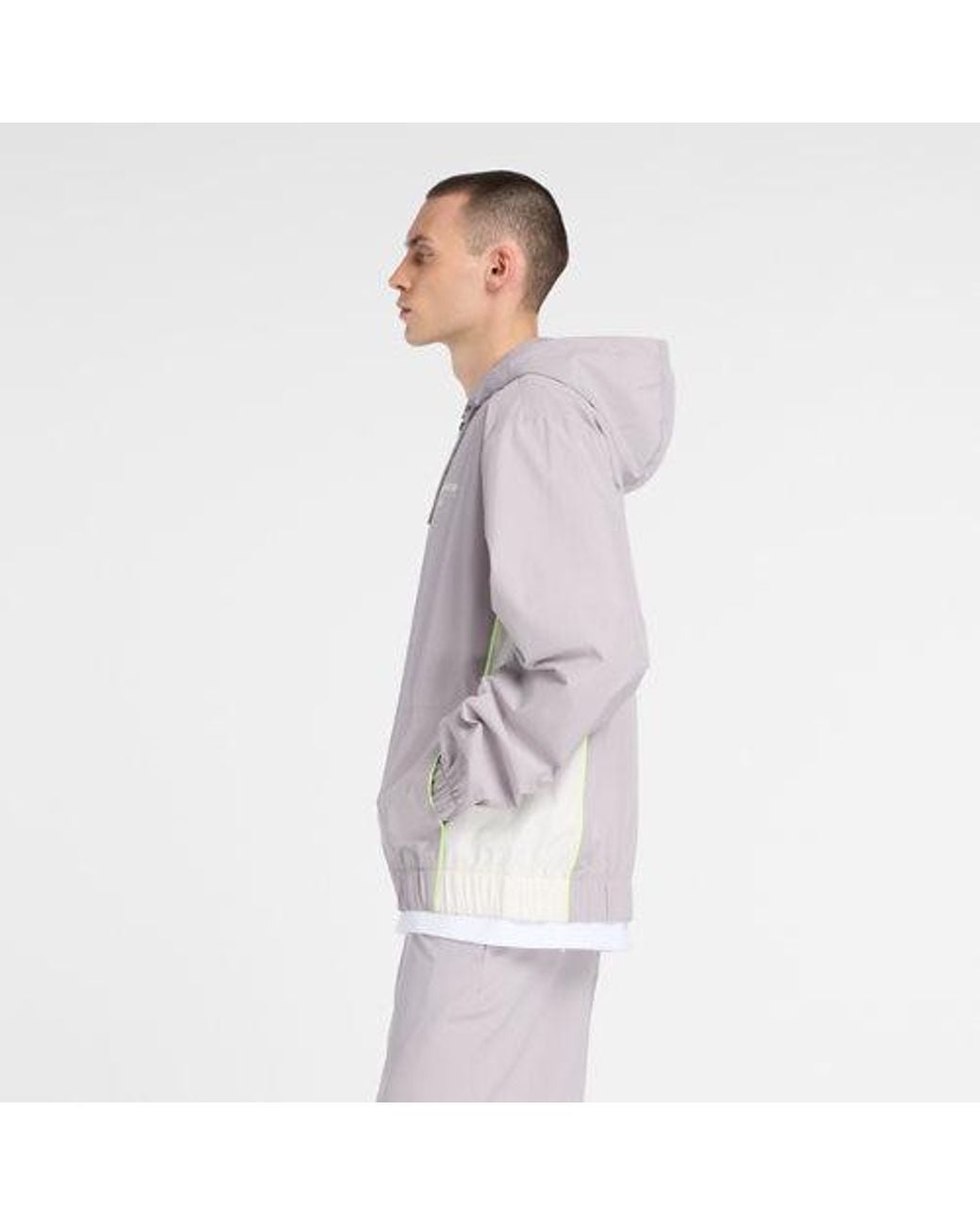 New Balance Purple Trackside Woven Jacket for men