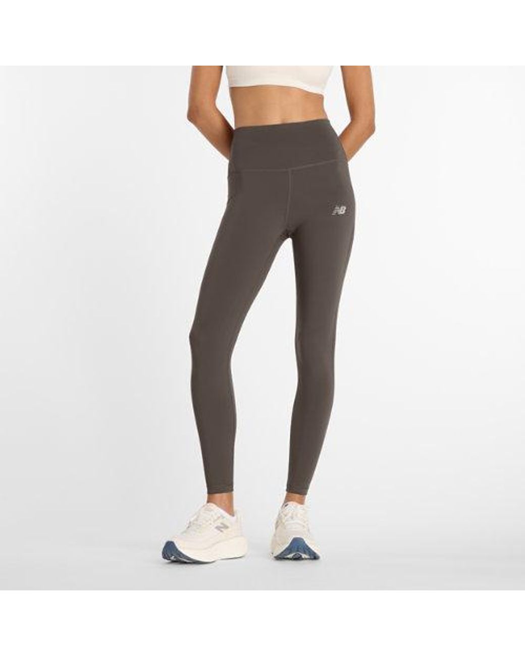 New Balance Gray Rc Legging 25"