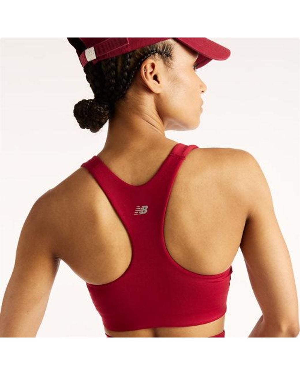 New Balance Red Nb Define Train Bra